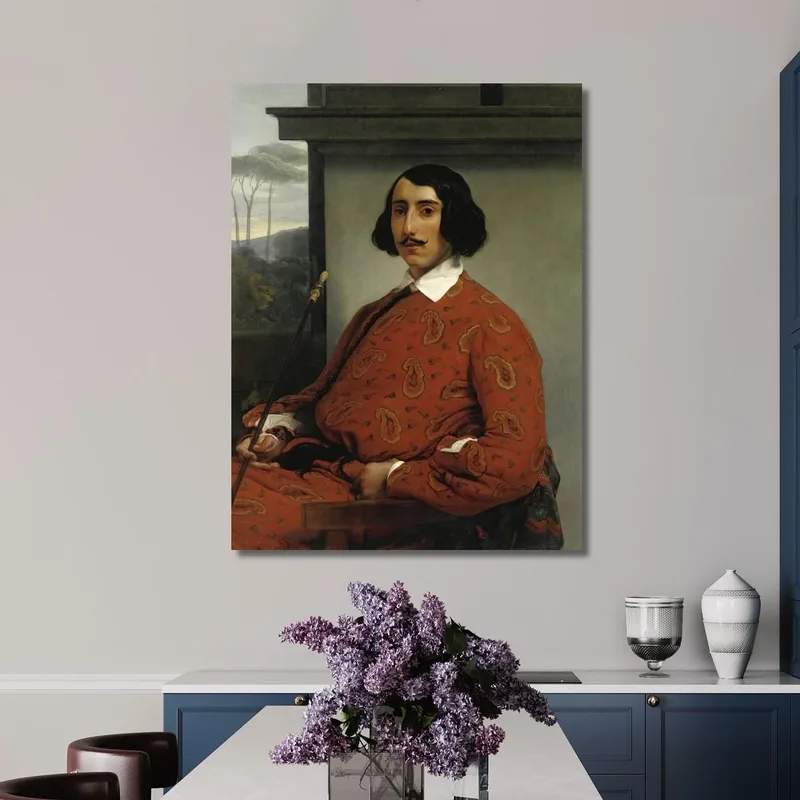 Ritratto Di Gentiluomo Duca Manolo Nunez Falcò Francesco Hayez