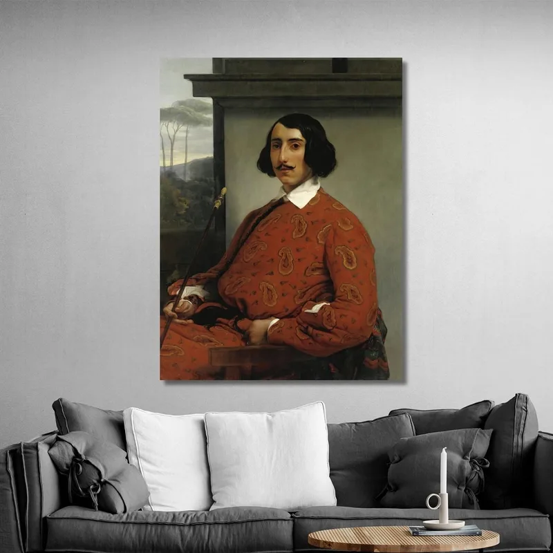 Ritratto Di Gentiluomo Duca Manolo Nunez Falcò Francesco Hayez