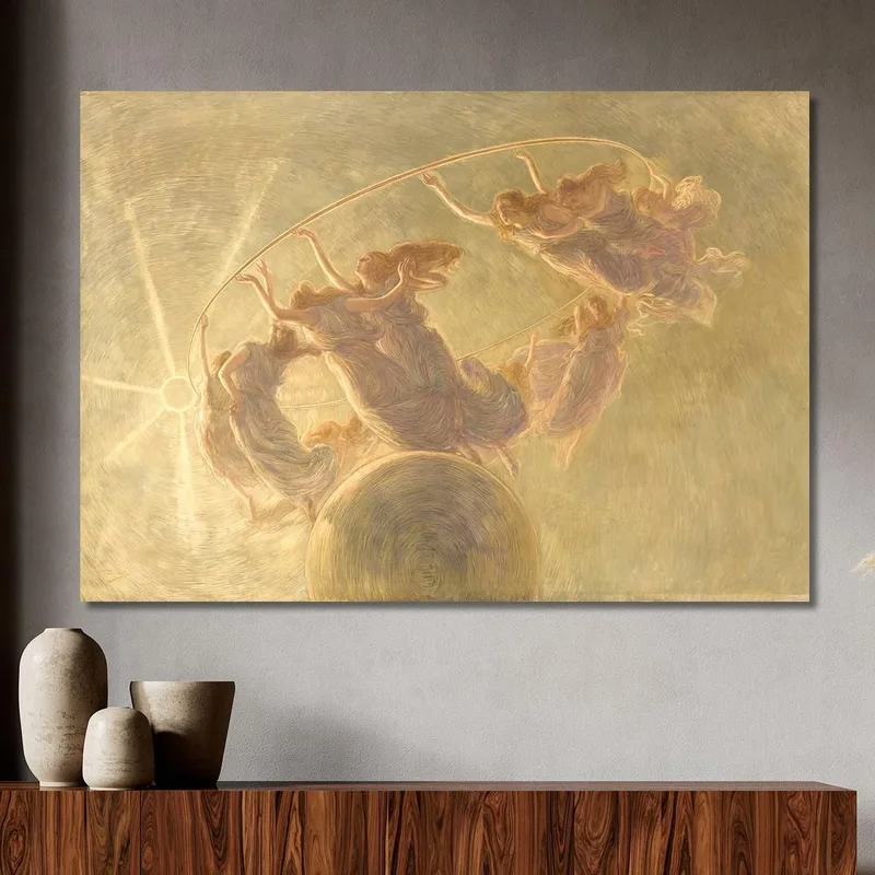Dettaglio Della Danza Delle Ore Gaetano Previati