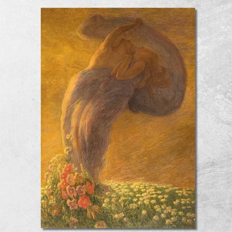 Il Sogno Gaetano Previati quadro stampa su tela
