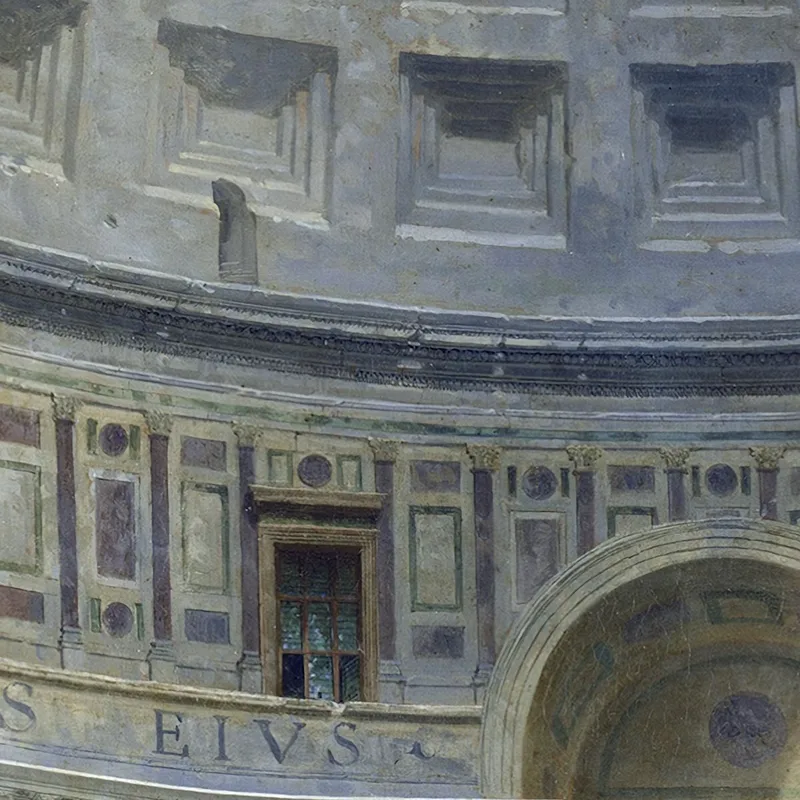 Interior Del Panteón Giovanni Paolo Pannini