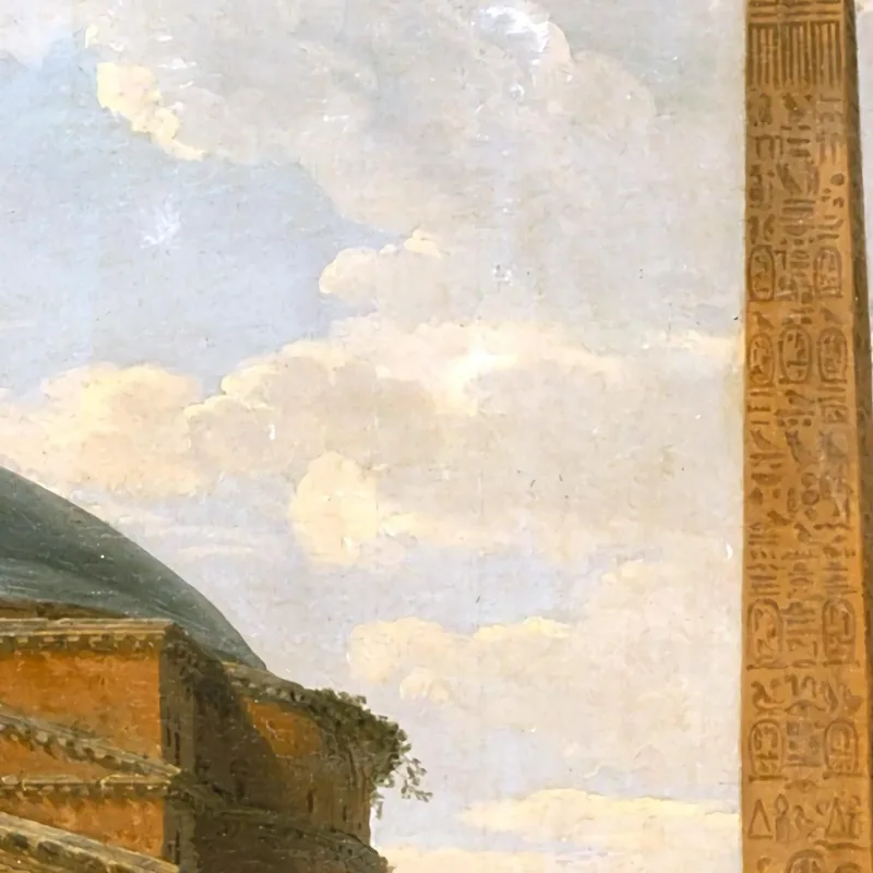 Capricho Romano El Panteón Y Otros Monumentos Giovanni Paolo Pannini