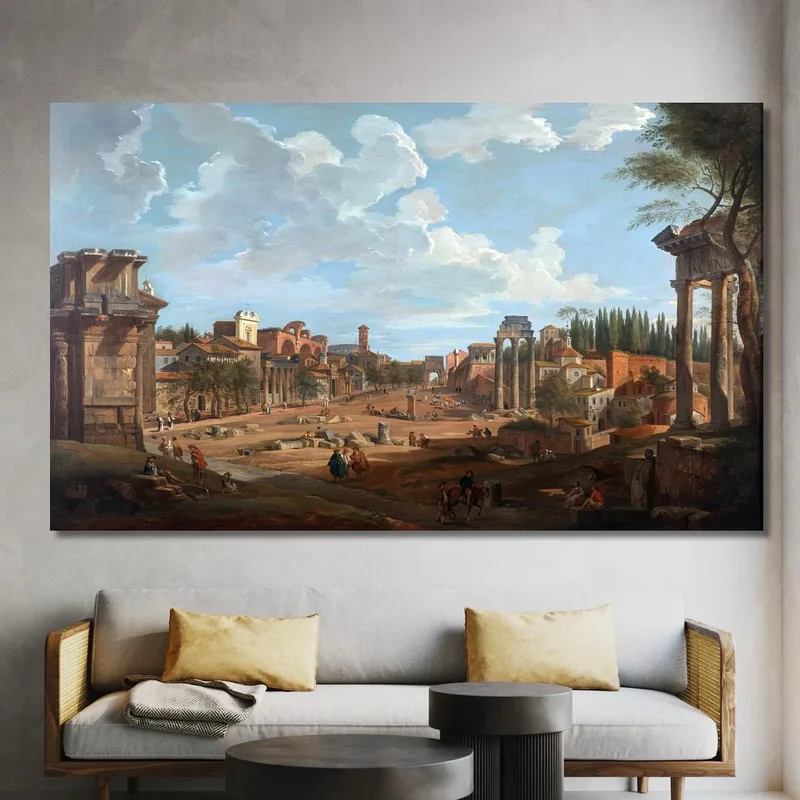 View Of Rome Giovanni Paolo Pannini