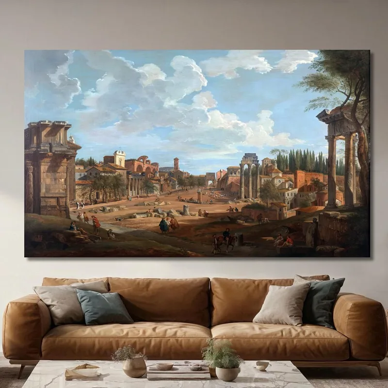 View Of Rome Giovanni Paolo Pannini