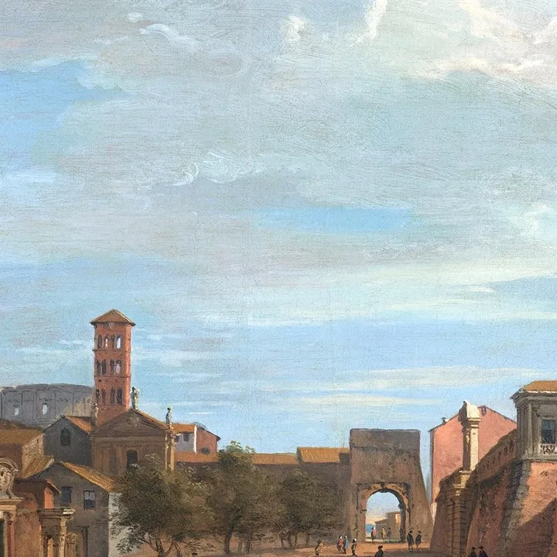 View Of Rome Giovanni Paolo Pannini